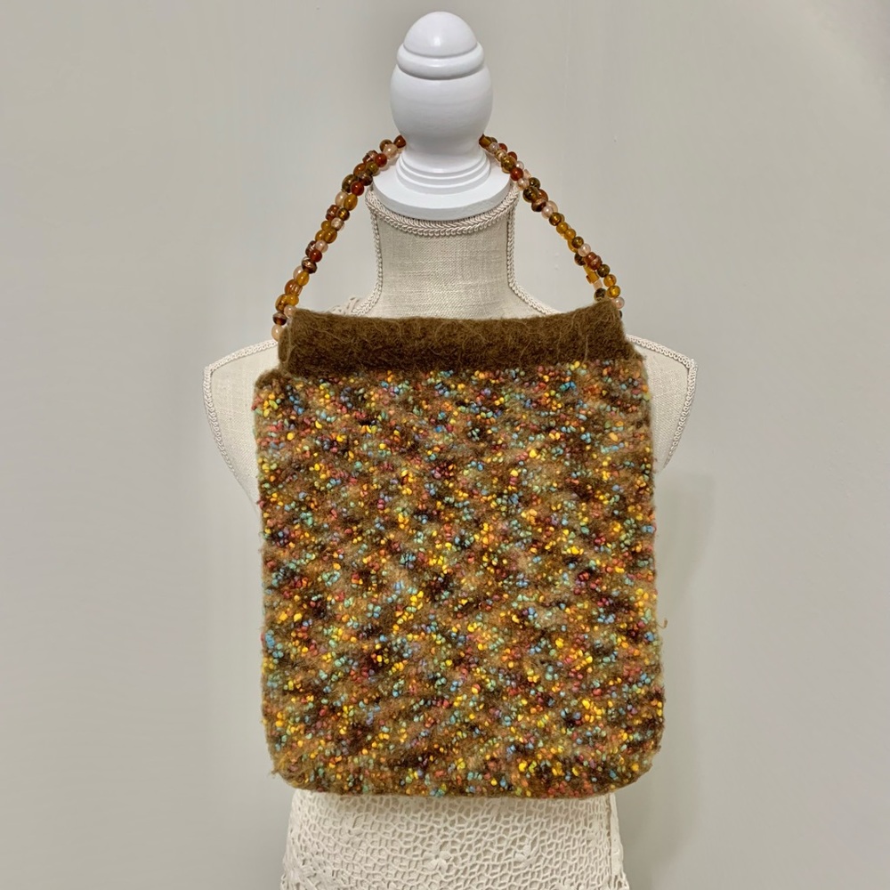 Handmade Boho Tote 9.5x11”